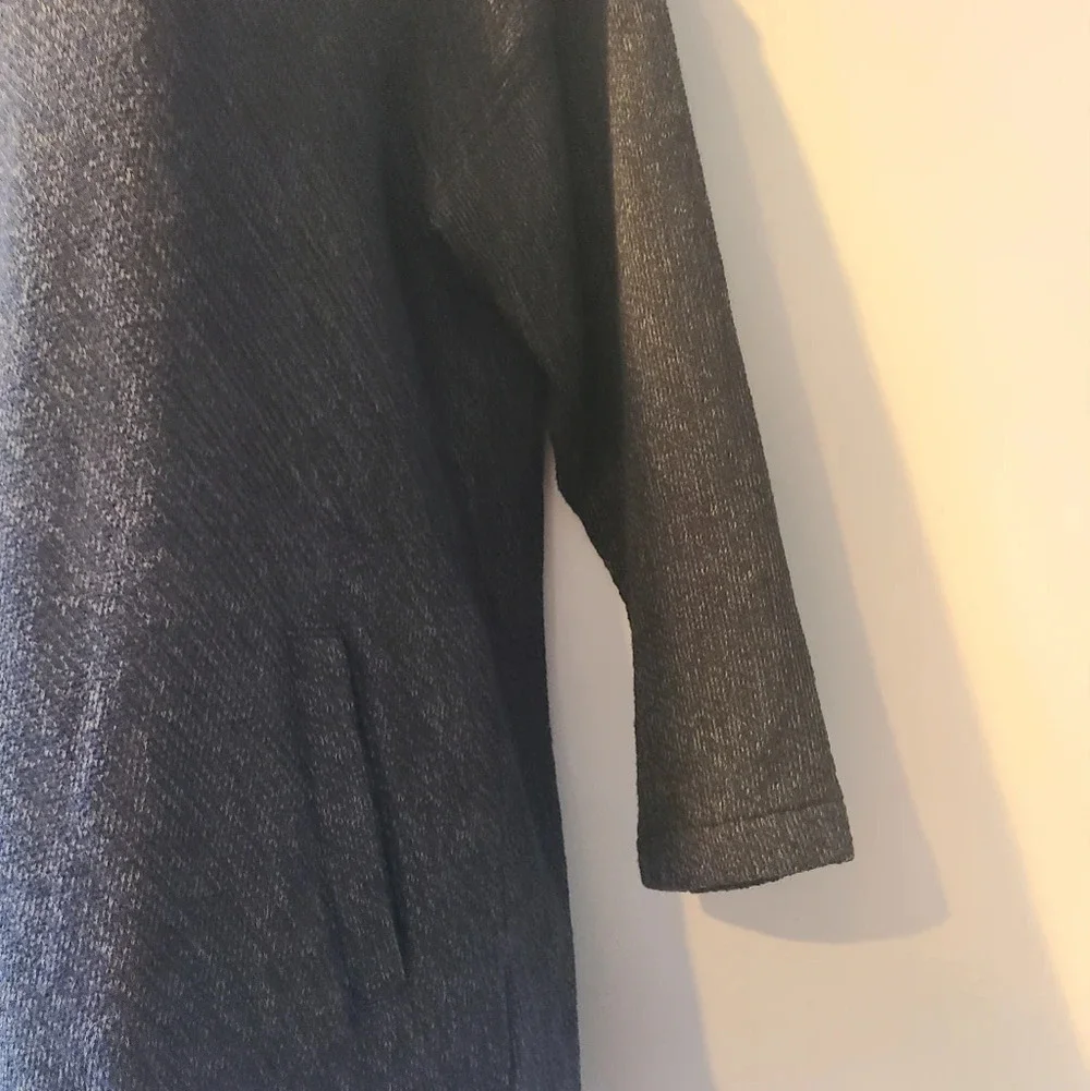 Elleen Fisher Organic Cotton Stand Collar women's jacket size L unlined